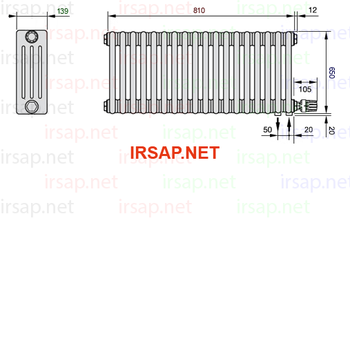 Радиатор IRSAP Tesi 40650/18 T26 CL 01
